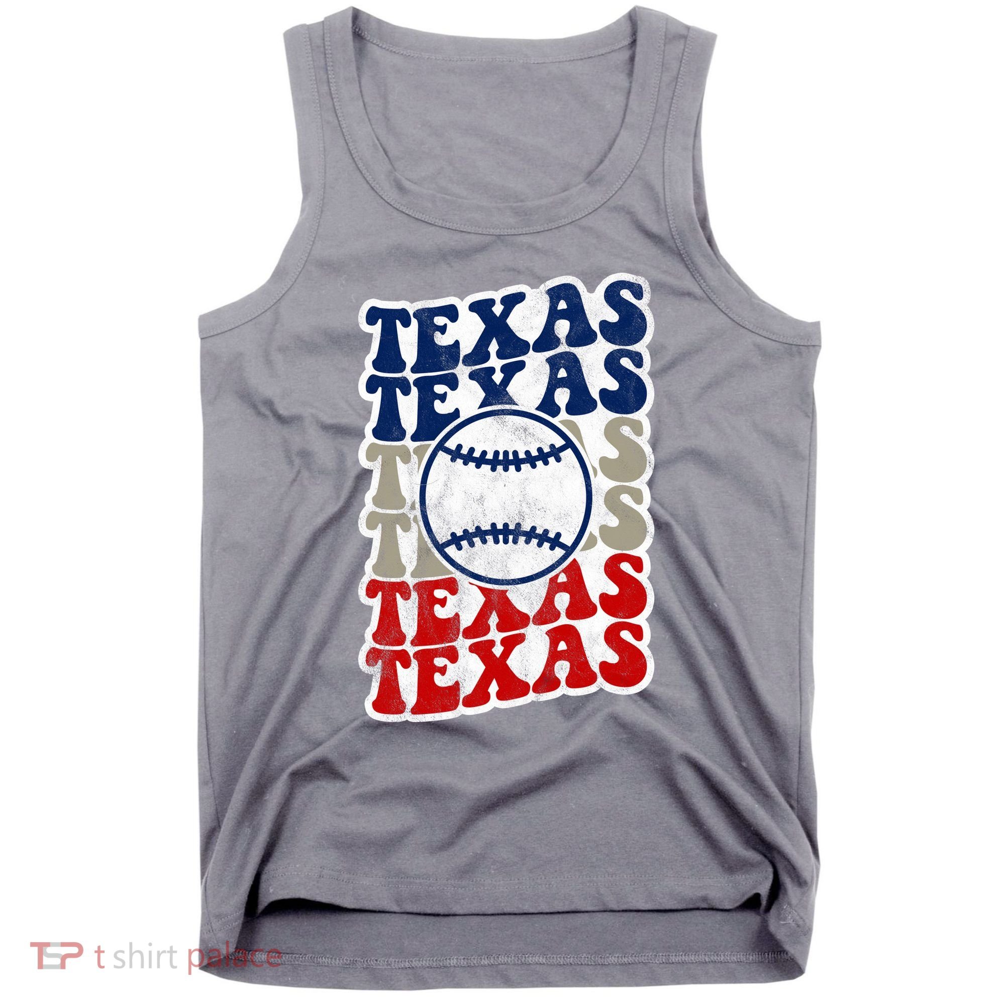 Texas Baseball Retro Sport Tank Top
