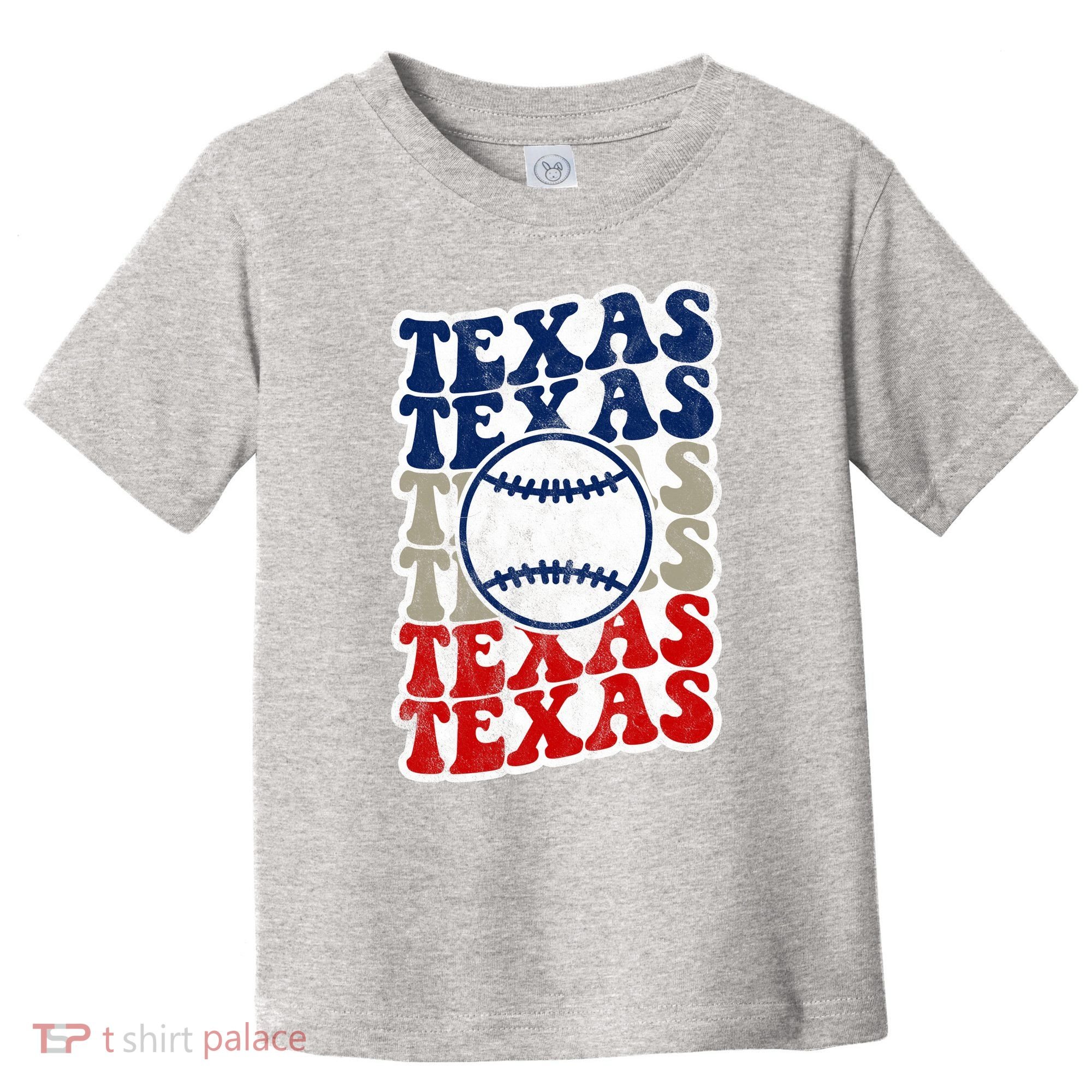 Texas Baseball Retro Sport Toddler T-Shirt
