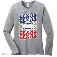 Texas Baseball Retro Sport Women's Long Sleeve Shirt thumb 0