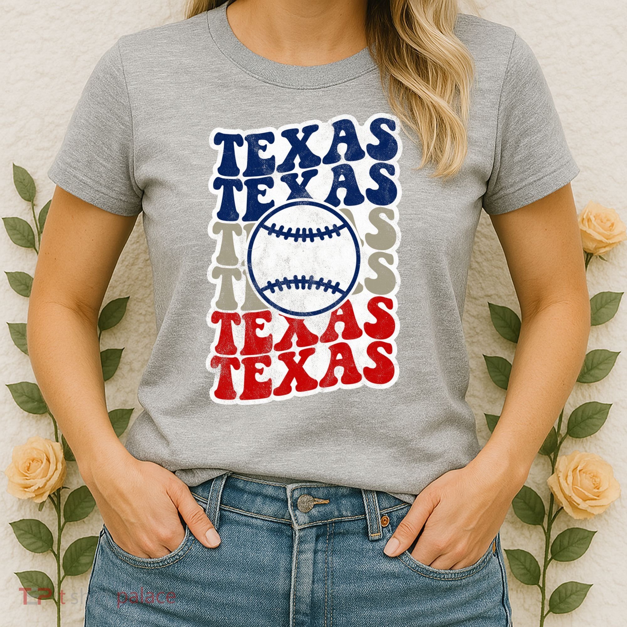 Texas Baseball Retro Sport Women's T-Shirt