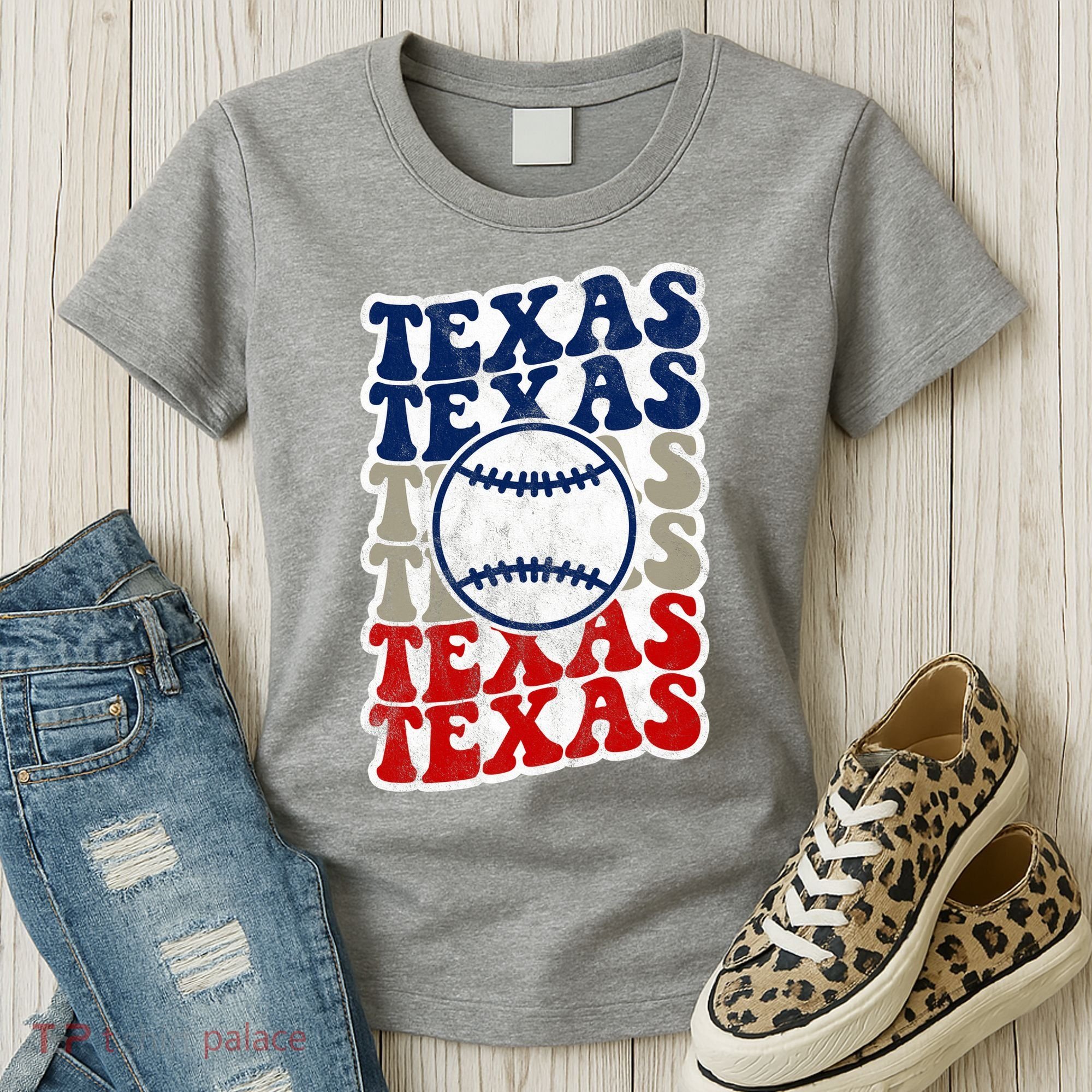 Texas Baseball Retro Sport Women's T-Shirt