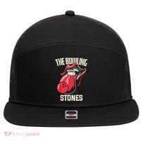 The Bowling Stones 7 Panel Mesh Trucker Snapback Hat thumb 0
