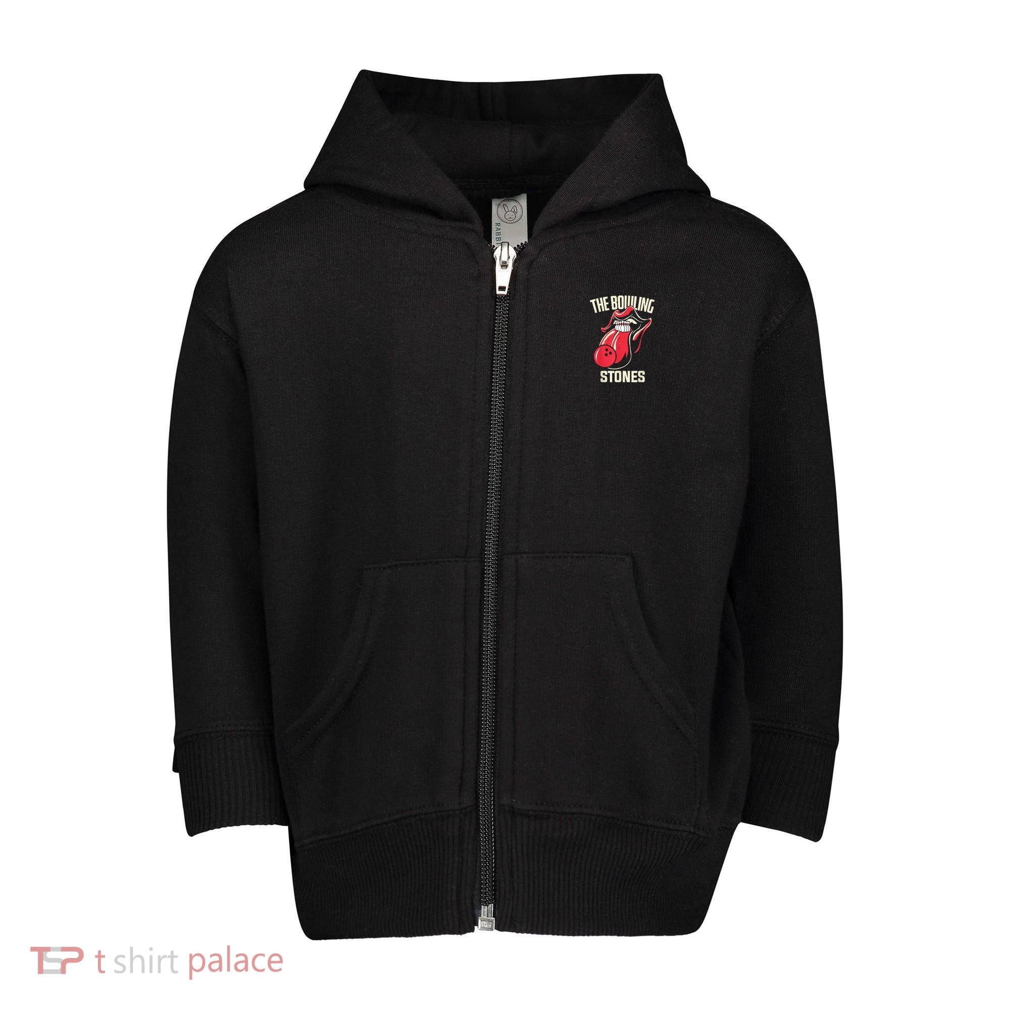 The Bowling Stones Toddler Zip Fleece Hoodie