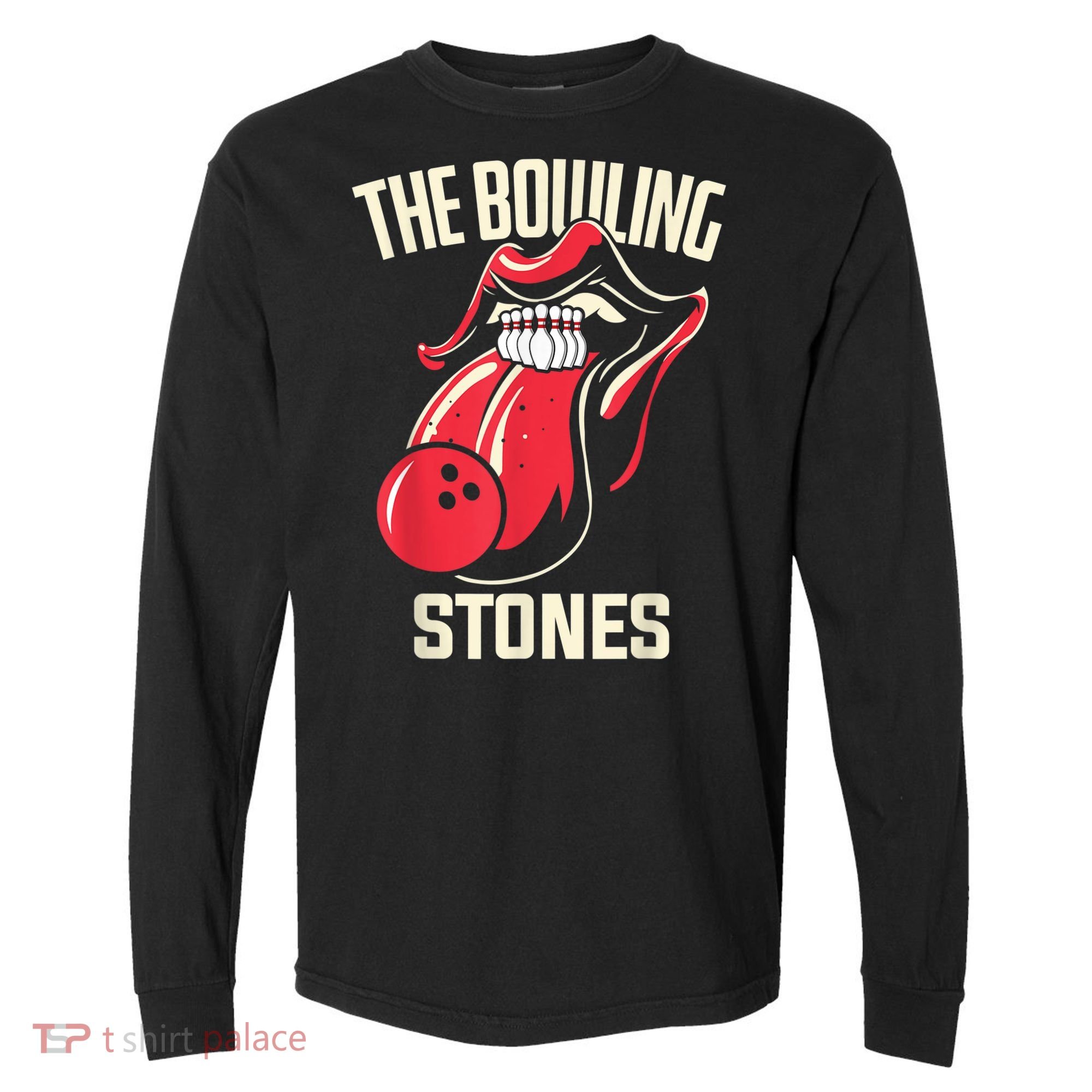 The Bowling Stones Comfort Colors Heavyweight Long Sleeve T-Shirt