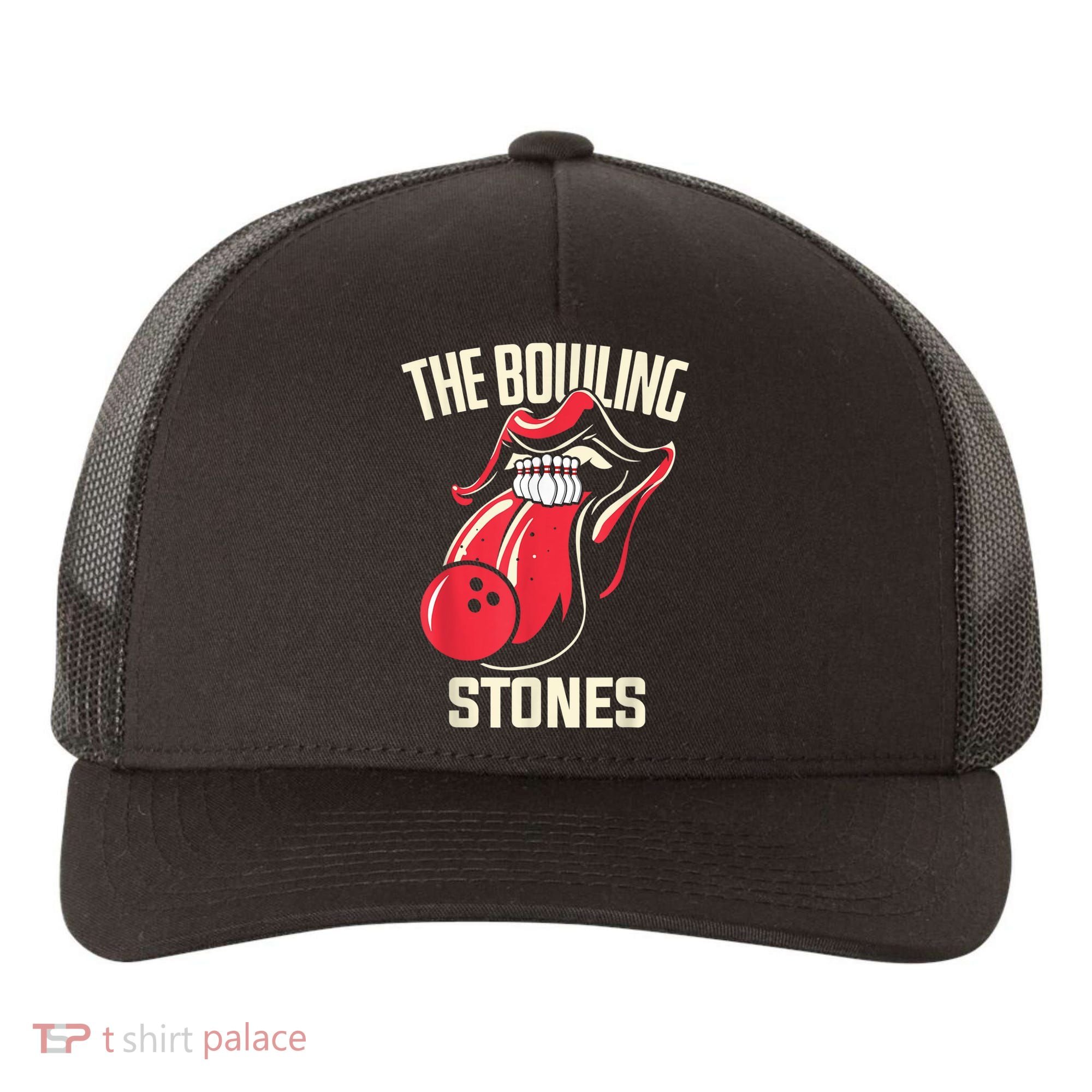 The Bowling Stones Yupoong Adult 5-Panel Trucker Hat