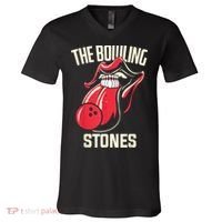 The Bowling Stones V-Neck T-Shirt thumb 0