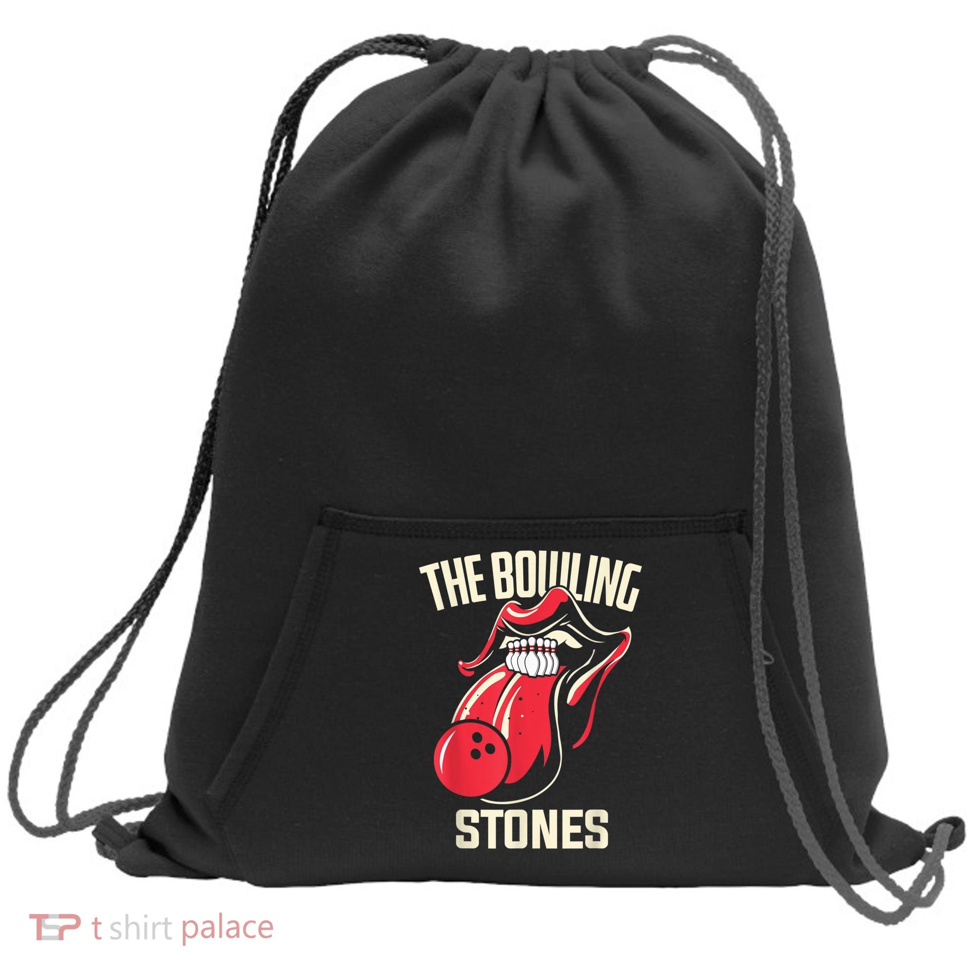 The Bowling Stones Sweatshirt Cinch Pack Bag
