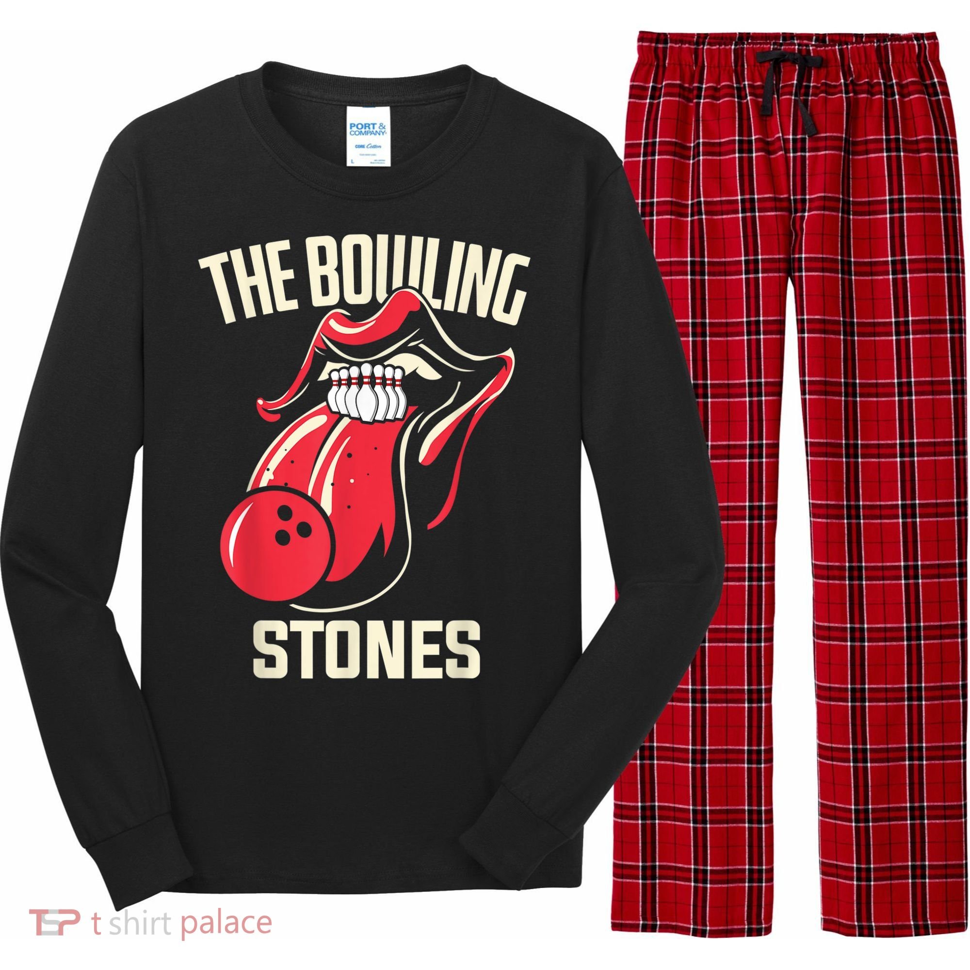 The Bowling Stones Long Sleeve Pajama Set