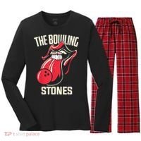 The Bowling Stones Women's Long Sleeve Flannel Pajama Set  thumb 0