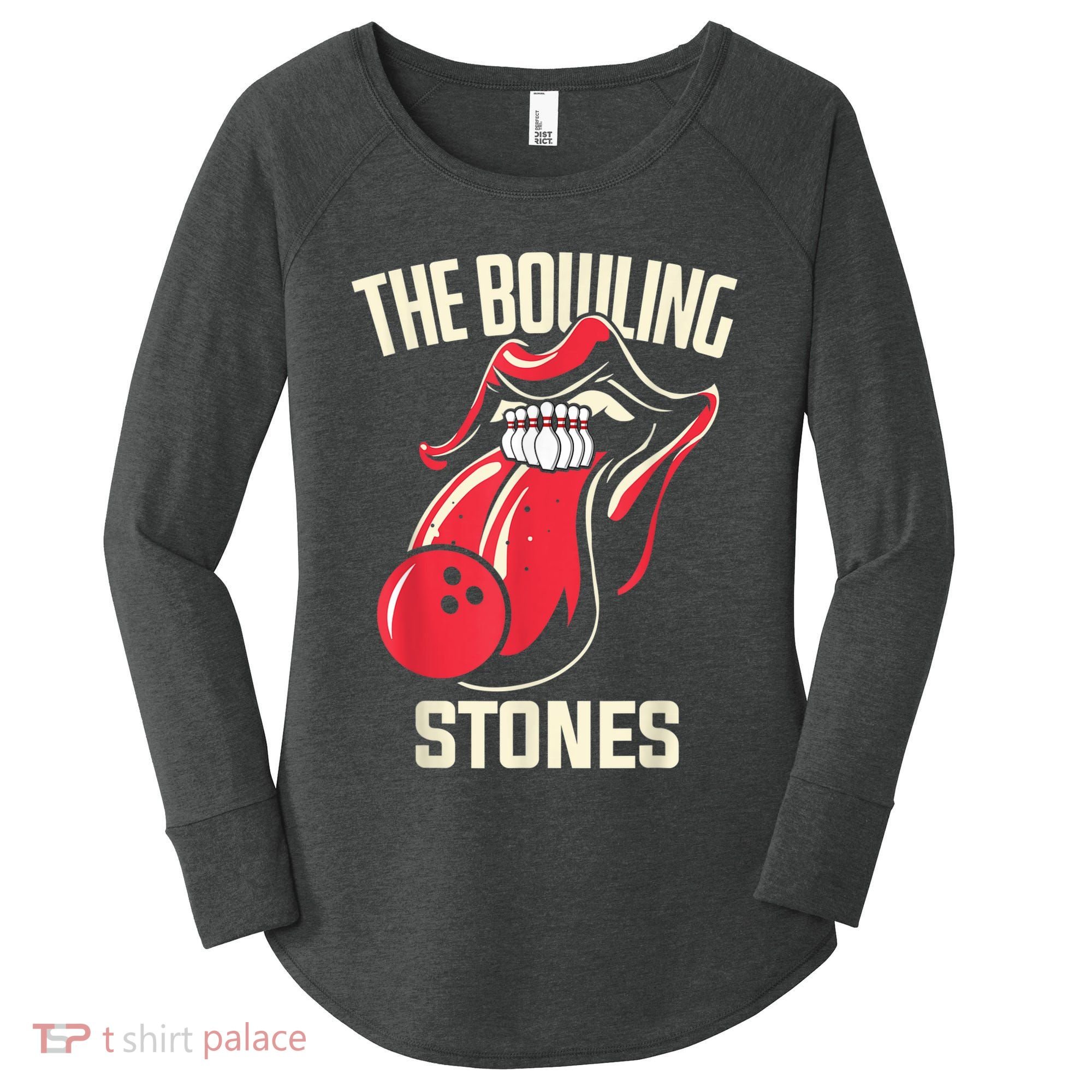 The Bowling Stones Women's Perfect Tri Tunic Long Sleeve Shirt