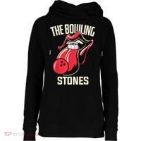 The Bowling Stones Womens Funnel Neck Pullover Hood thumb 0