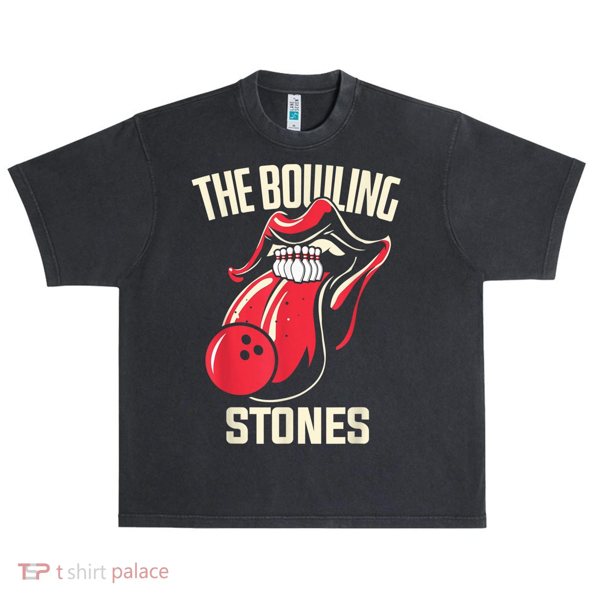 The Bowling Stones Urban Oversized Heavyweight T-Shirt