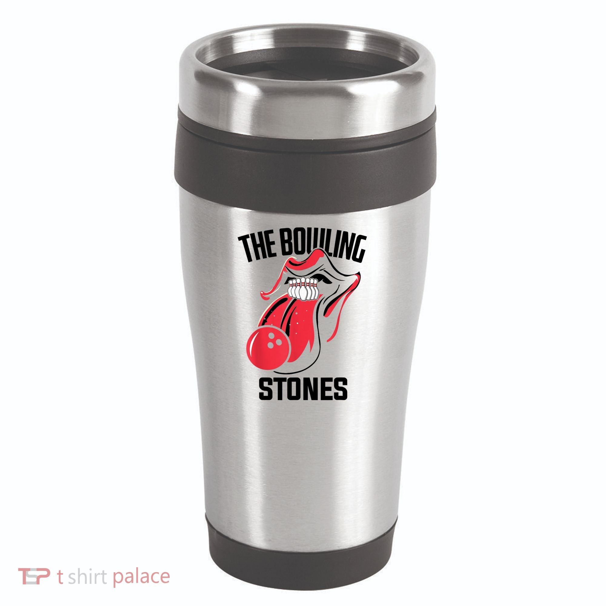 The Bowling Stones 16oz Travel Tumbler