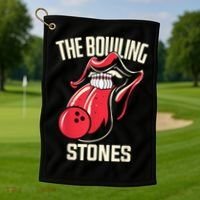 The Bowling Stones Golf Towel thumb 1