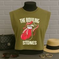 The Bowling Stones Garment-Dyed Women's Muscle Tee thumb 3