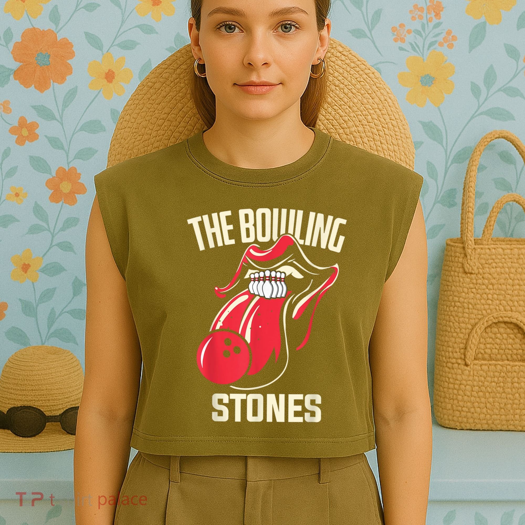 The Bowling Stones Garment-Dyed Women's Muscle Tee