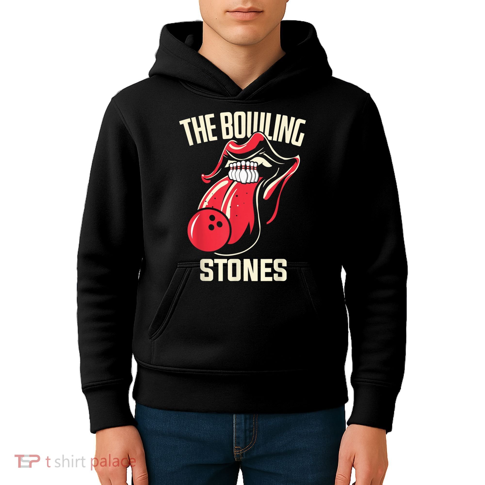 The Bowling Stones Bowling Kids Hoodie