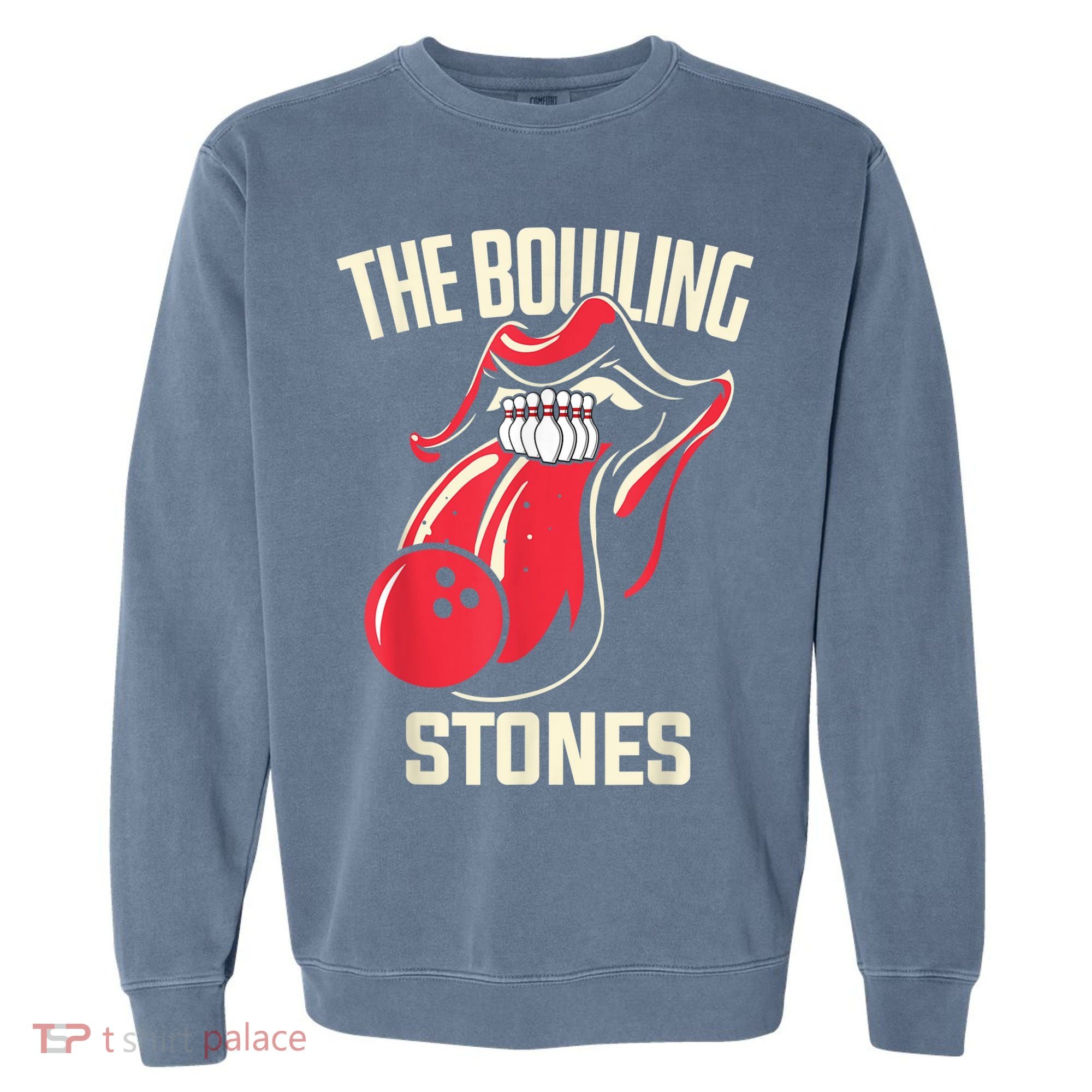 The Bowling Stones Bowling Garment-Dyed Sweatshirt