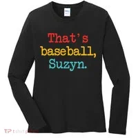 That's Baseball Suzyn Apparel Women's Long Sleeve Shirt thumb 0