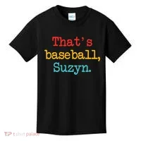 That's Baseball Suzyn Apparel Kids T-Shirt thumb 0