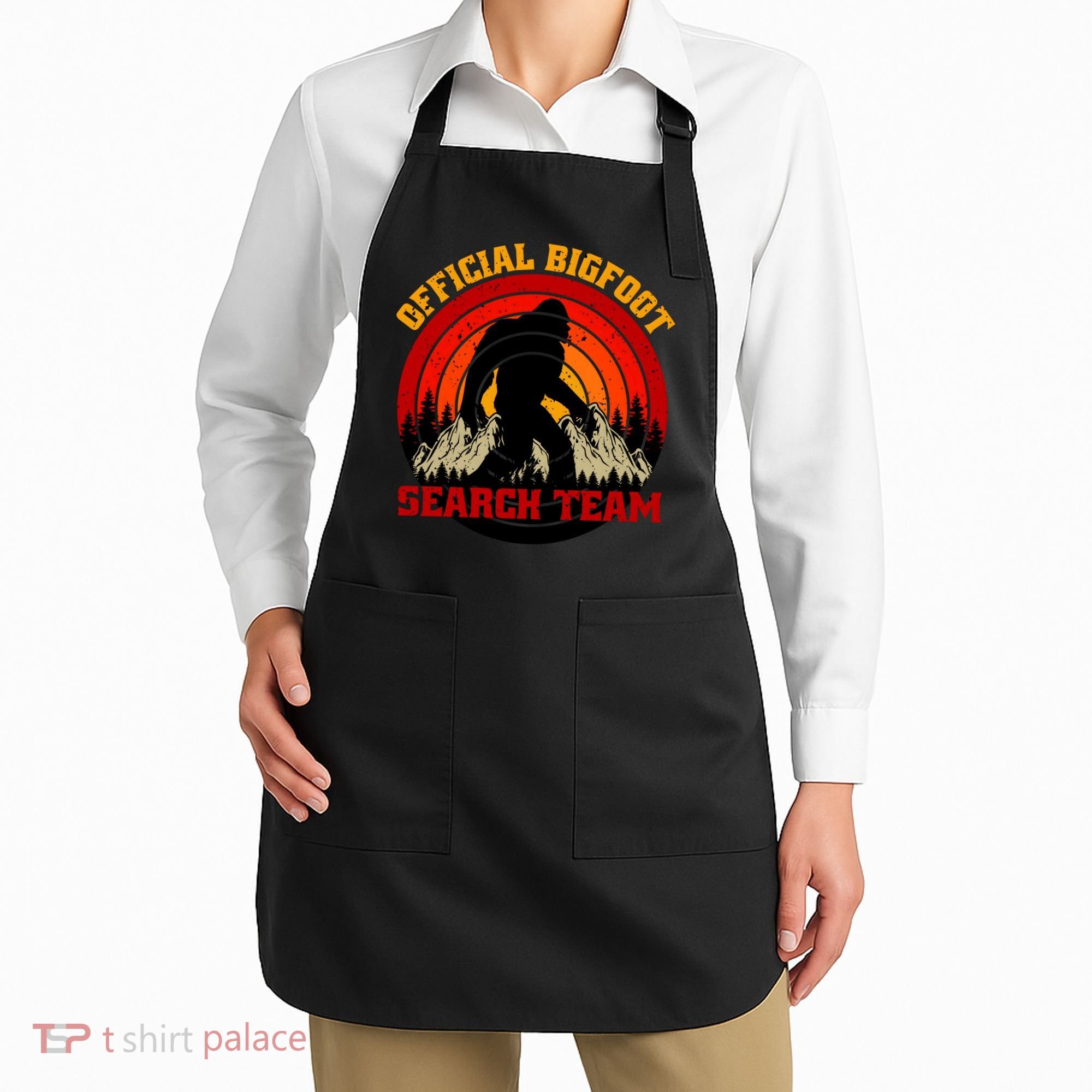 The Bigfoot Search Team Apron
