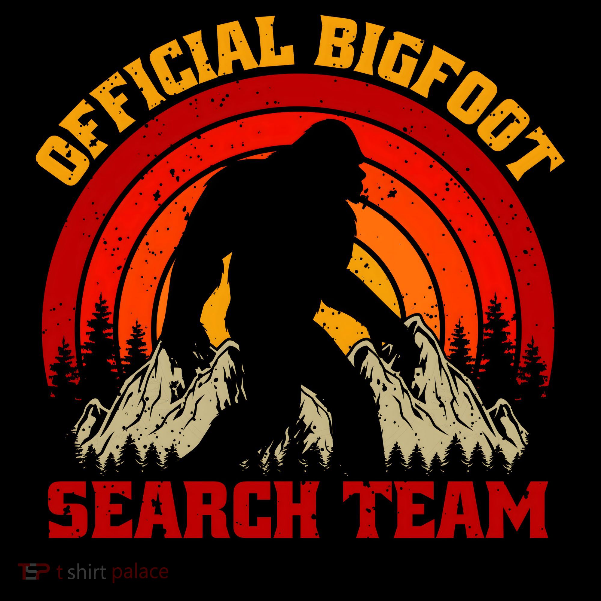 The Bigfoot Search Team Mousepad