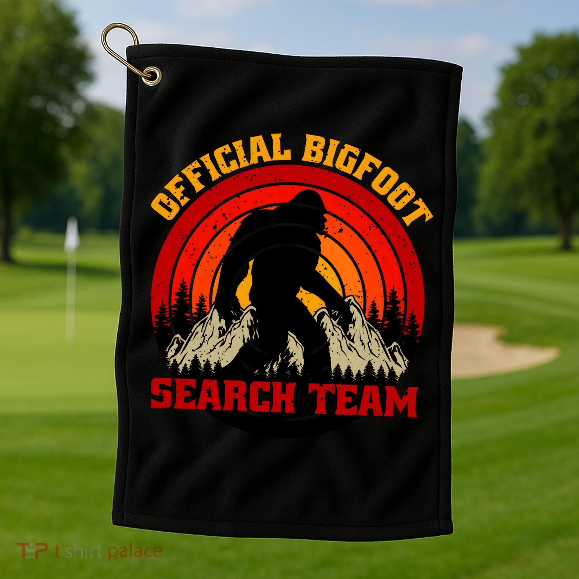 The Bigfoot Search Team Golf Towel
