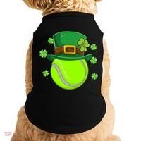 Tennis Ball St Patricks Day Ball Leprechaun Gift Doggie Tank thumb 0