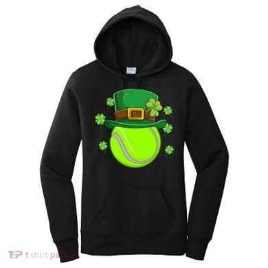 Tennis Ball St Patricks Day Ball Leprechaun Gift Women's Hoodie