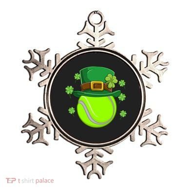 Tennis Ball St Patricks Day Ball Leprechaun Gift Ornament