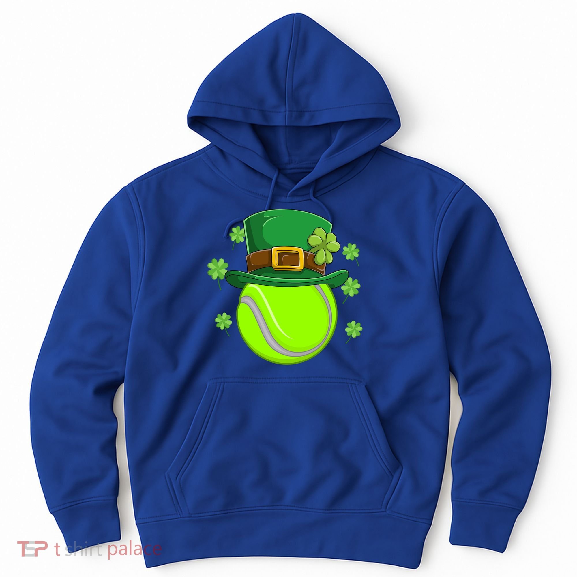 Tennis Ball St Patricks Day Ball Leprechaun Gift Hoodie