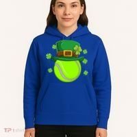 Tennis Ball St Patricks Day Ball Leprechaun Gift Hoodie thumb 5