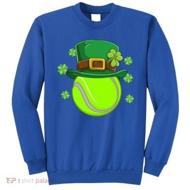 Tennis Ball St Patricks Day Ball Leprechaun Gift Sweatshirt