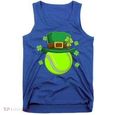 Tennis Ball St Patricks Day Ball Leprechaun Gift Tank Top