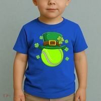 Tennis Ball St Patricks Day Ball Leprechaun Gift Toddler T-Shirt thumb 2