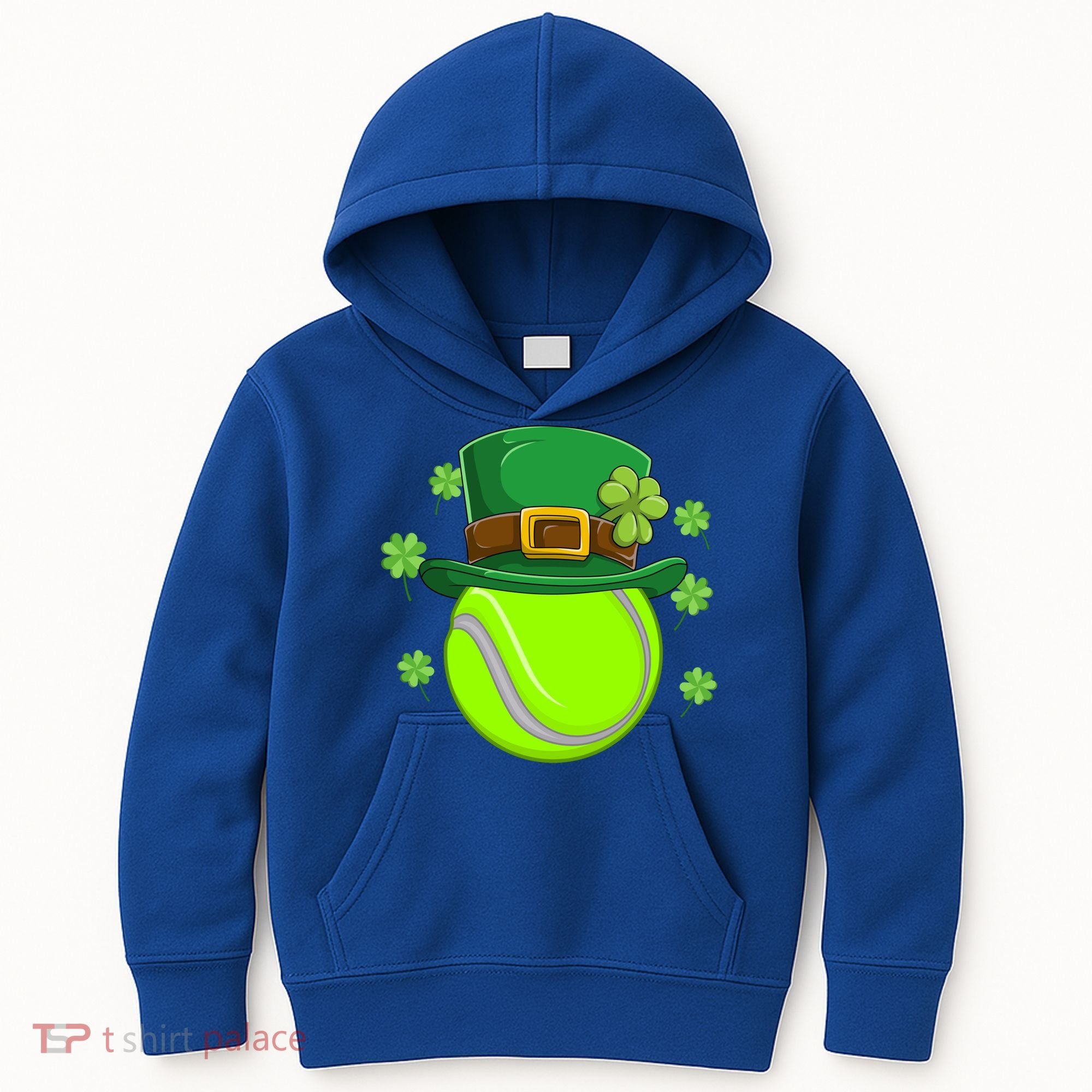 Tennis Ball St Patricks Day Ball Leprechaun Gift Kids Hoodie