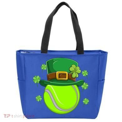 Tennis Ball St Patricks Day Ball Leprechaun Gift Tote Bag