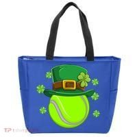 Tennis Ball St Patricks Day Ball Leprechaun Gift Tote Bag thumb 0