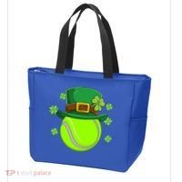 Tennis Ball St Patricks Day Ball Leprechaun Gift Tote Bag thumb 3