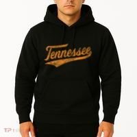 Tennessee Baseball Sports Script Cursive Flag Swoosh Hoodie thumb 2