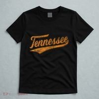 Tennessee Baseball Sports Script Cursive Flag Swoosh T-Shirt thumb 5