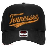 Tennessee Baseball Sports Script Cursive Flag Swoosh Hat thumb 0