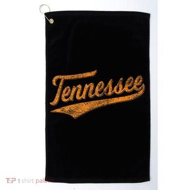 Tennessee Baseball Sports Script Cursive Flag Swoosh Golf Towel