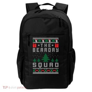 The Bearday Squad Ugly Christmas Backpack