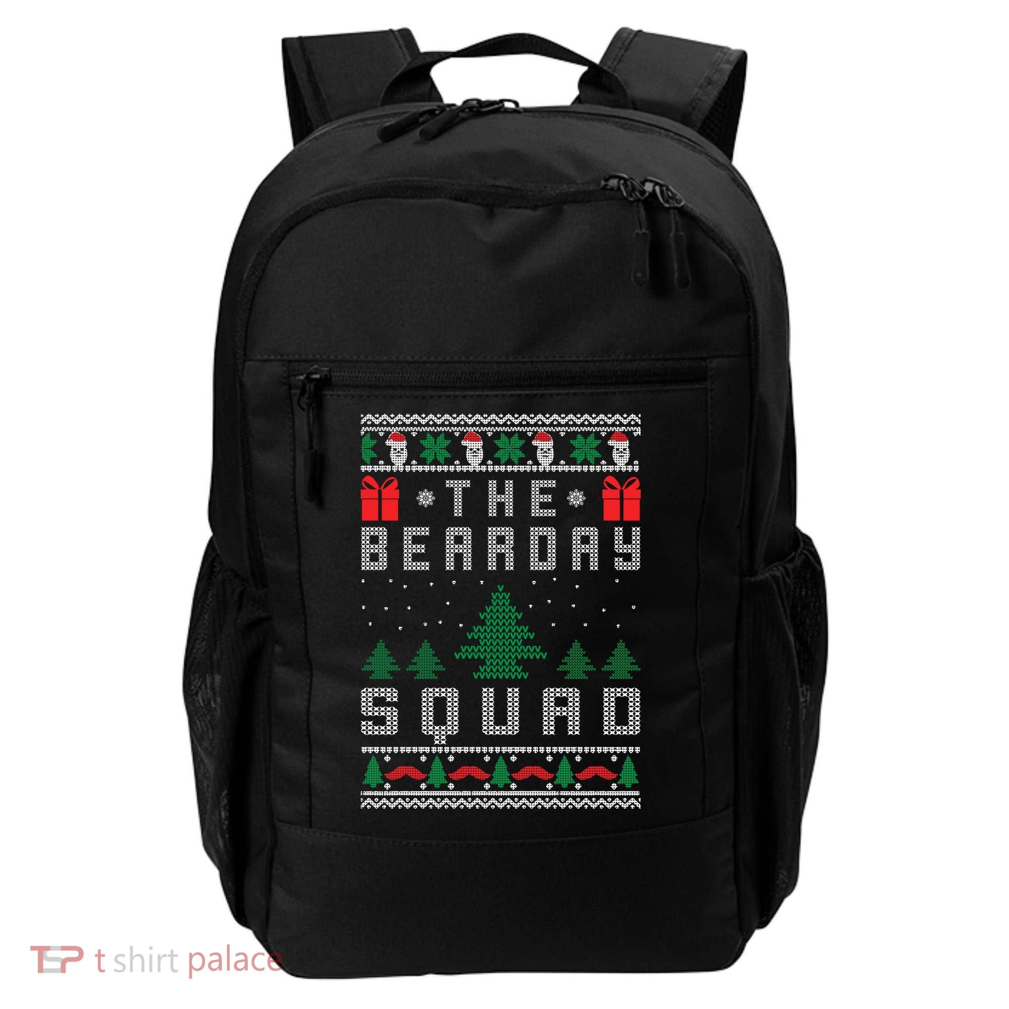 The Bearday Squad Ugly Christmas Backpack