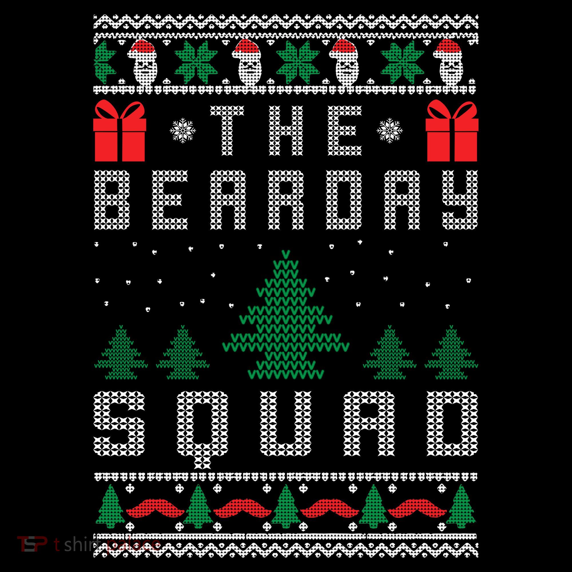 The Bearday Squad Ugly Christmas Backpack