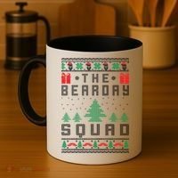 The Bearday Squad Ugly Christmas Coffee Mug thumb 4