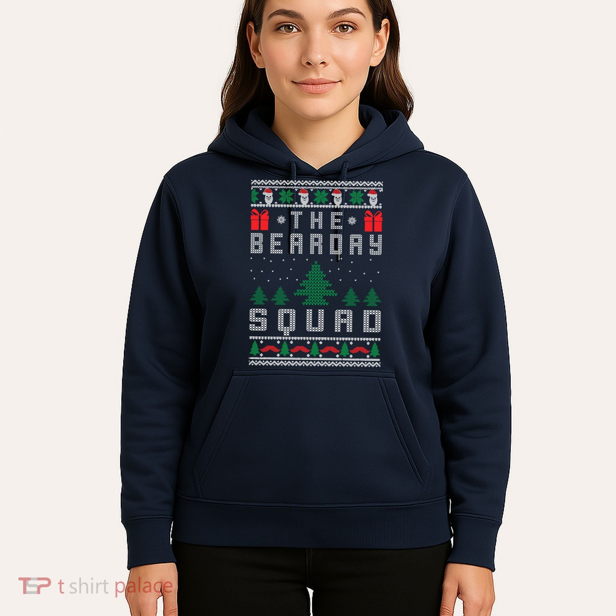 The Bearday Squad Ugly Christmas Hoodie