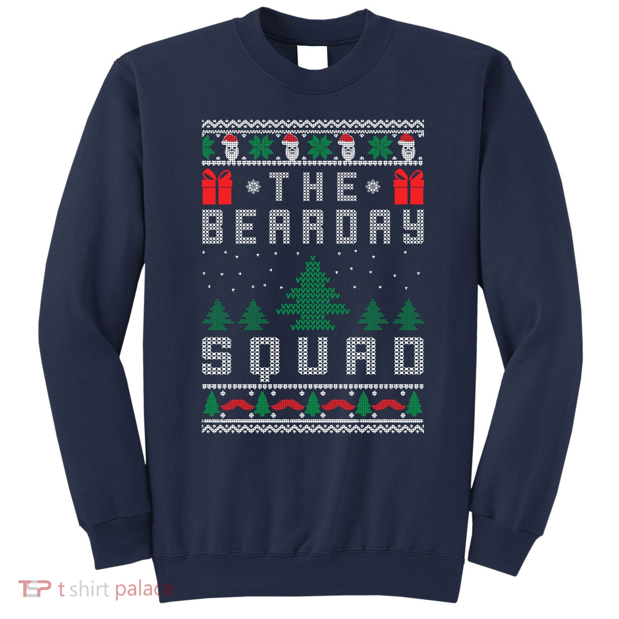 The Bearday Squad Ugly Christmas Sweatshirt