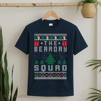 The Bearday Squad Ugly Christmas T-Shirt thumb 2